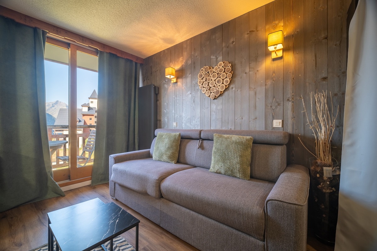 Appartement 4 personnes aux 2 Alpes, vue Muzelle et ski au pied — photo 2