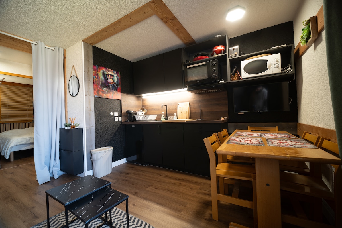 Appartement 4 personnes aux 2 Alpes, vue Muzelle et ski au pied — photo 6