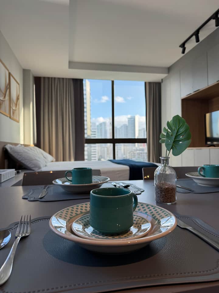 Rooftop 470 - Flat Em Boa Viagem #1102 - Novo - Recife