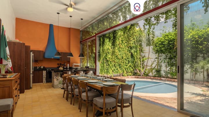 Casona Colonial En El Centro | Piscina & Futbolito - Mérida