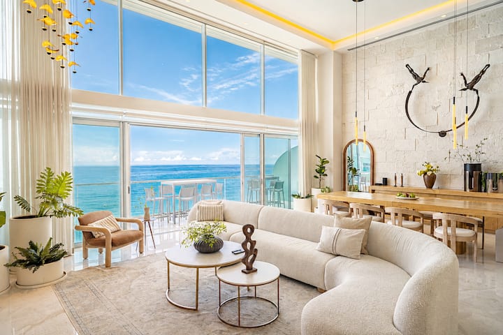 New 2-story Ultra-luxury Beachfront Penthouse - Puerto Vallarta