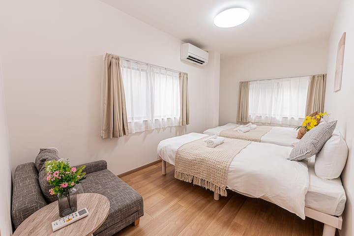 New Open!駅2分|広々40㎡|5名宿泊可|浅草・上野へ便利|ファミリー・グループ向け - Ueno