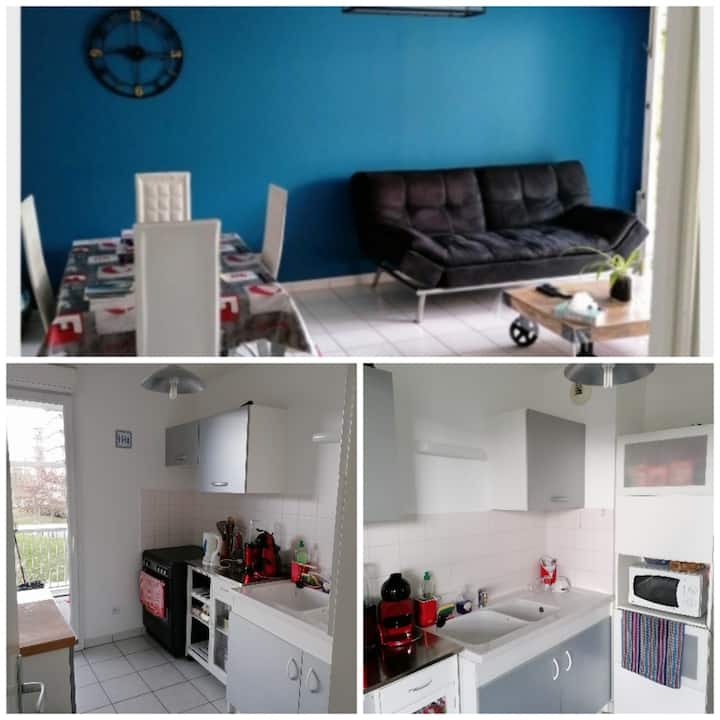T3 Avec Vaste Balcon De 20 M² Résidence Sécurisée - Bordeaux