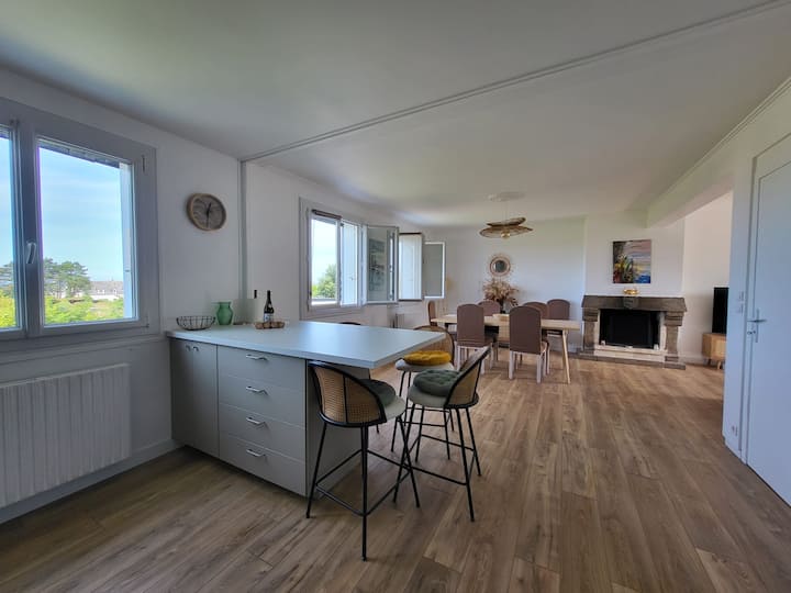 Maison Familiale, Vue îLe De Batz & Plage à Pied - Roscoff