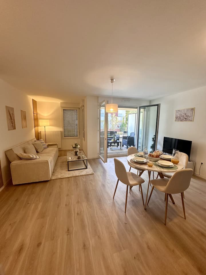 L'élégant éCrin Parisien-t3-cosy-paris & Cdg-wifi - Villepinte