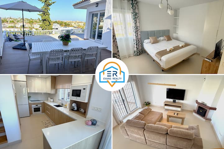 Evans Realty (Dj)-luxury Villa+parking+terrace+bbq - Mijas