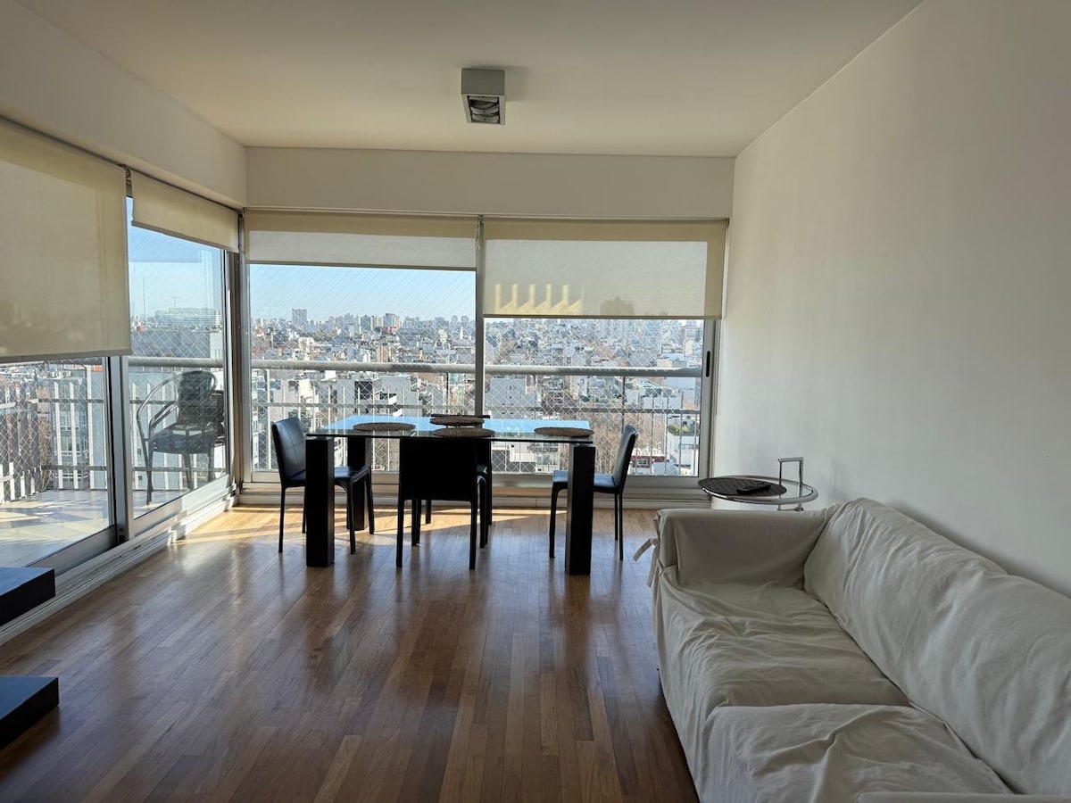 Departamento con vista y aire acondicionado