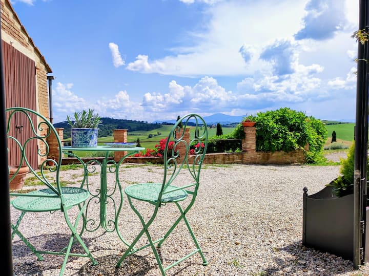 Casa X2 Con Veranda In Mascagni Farmhouse Pienza - Pienza
