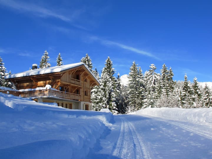 Votre Chalet Face Au Mont-blanc - Megève