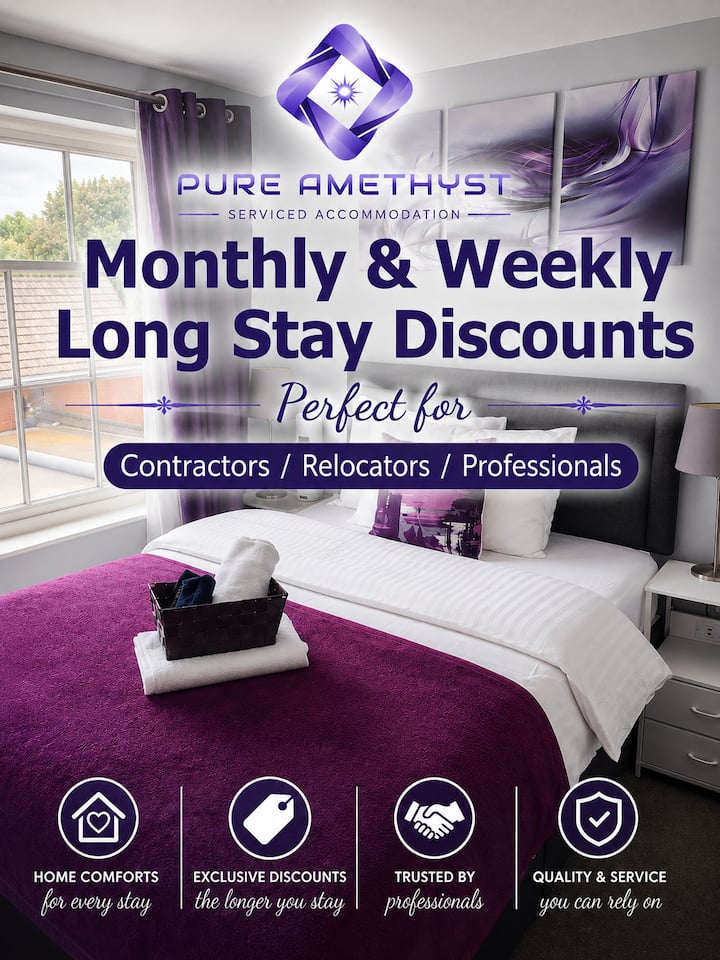 Pure Modern 2-bed Home | Long Stays | City Centre - Southampton