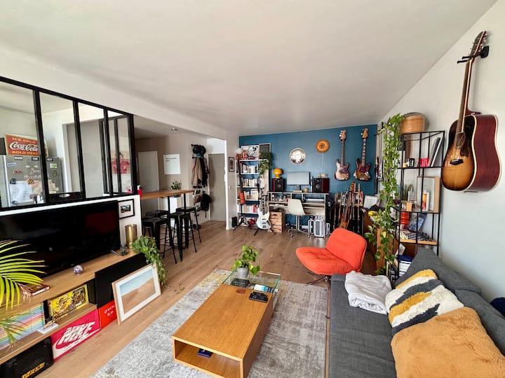 Appartement Arty Et Cosy Aux Portes De Paris. - Pantin