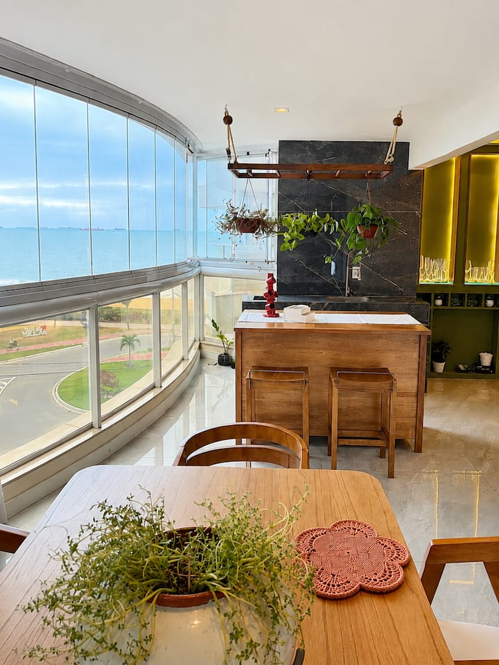 Frente-mar Em Itaparica | 3 Quartos + Hidro - Vila Velha