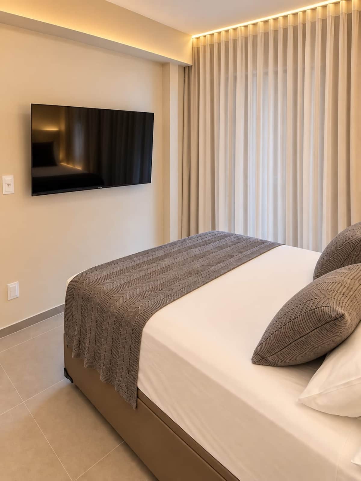 Flat no centro de Porto a passos da praia em Porto de Galinhas