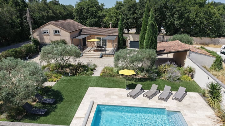 Villa Moderne Piscine, Vue Ventoux, 6 Pers. Carpen - Carpentras