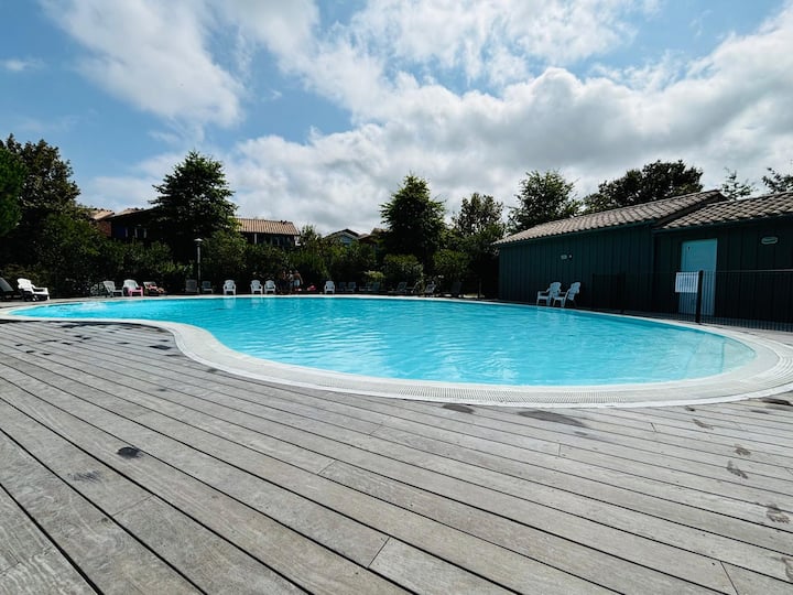 Cosy T2 Avec Piscine Au Cœur Du Bassin D'arcachon - Le Teich