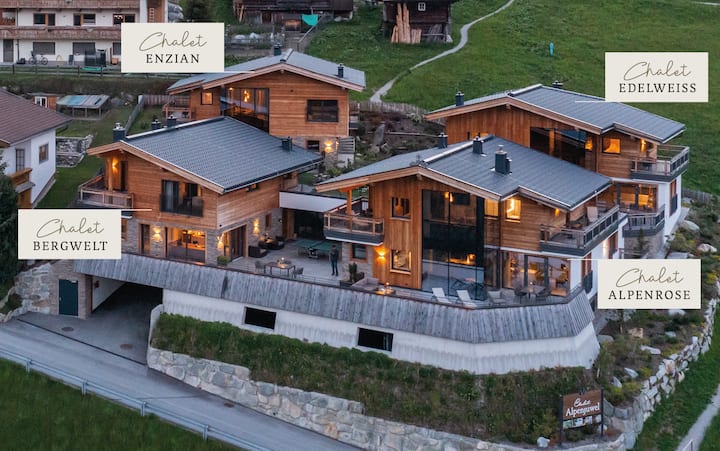 Chalets Alpenjuwel Enzian Ground Floor With Sauna - Tux
