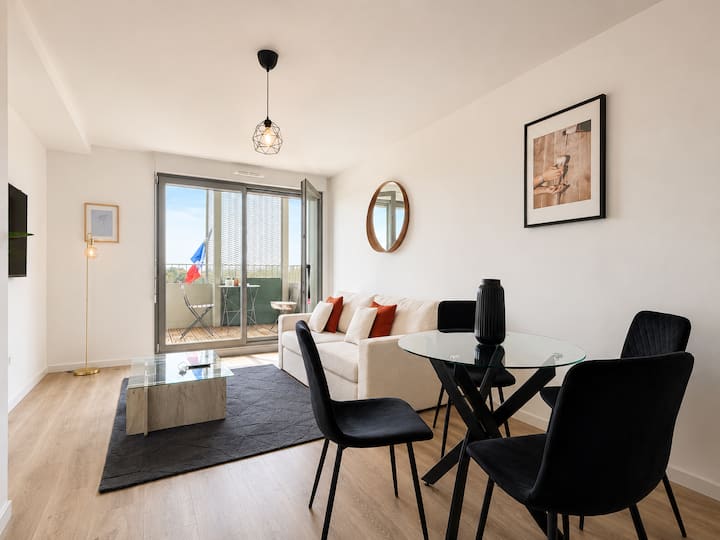Le Beaufort Vue Dégagée & Balcon 5 Min Paris - Pantin