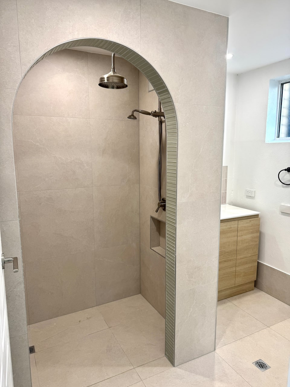 Bathroom in the Coorparoo apartment