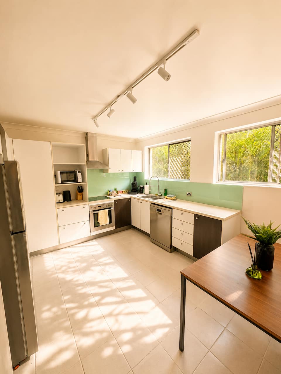Full kitchen in the Coorparoo apartment