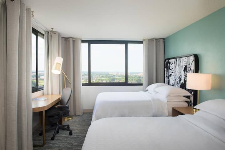 2 Queen Beds| Miami Airport Stay | Near Terminal - Miami