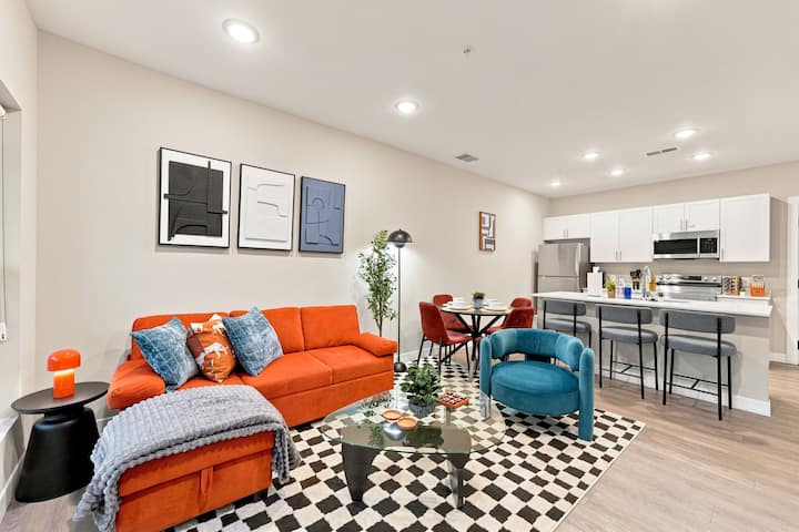 Luxe 1br Stay In Columbus With Rooftop & Gym - 哥倫布