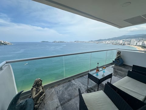Incredible New Apartment with the Best View of Acapulco.