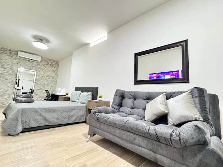 Loft Privado Cerca Del Consulado + Home Office - Santa Catarina