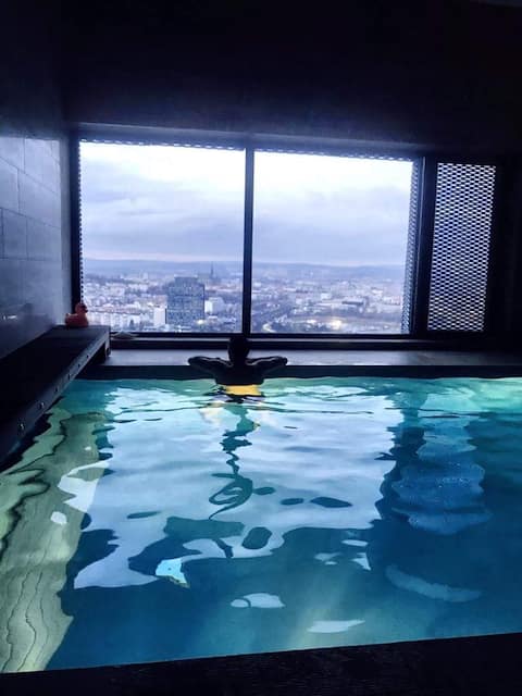 AZ Tower apartment - the  highest building in CZ