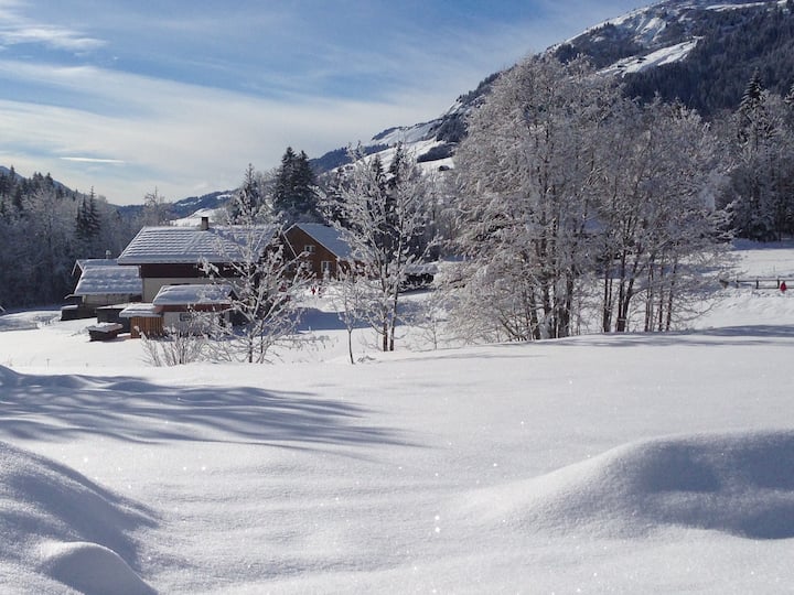 Grand Chalet Familial 10 Pers. Au Pied Des Pistes - Hauteluce