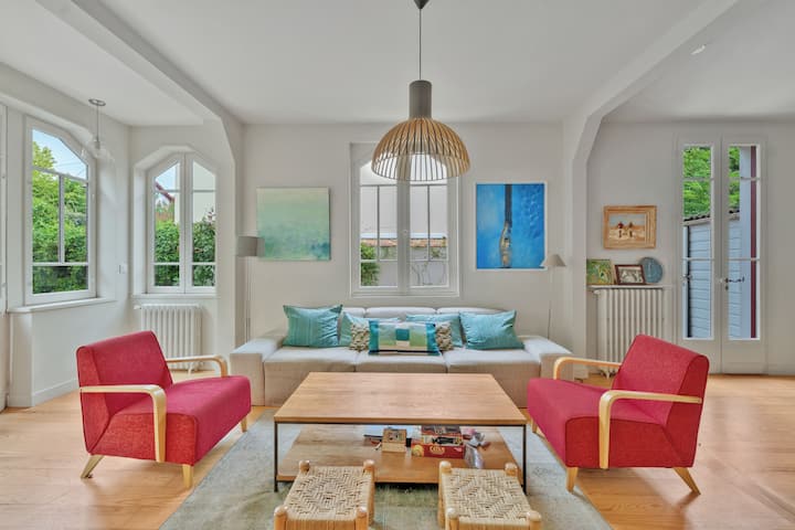 Villa Familiale à 2 Min De La Plage - Jardin Privé - Arcachon