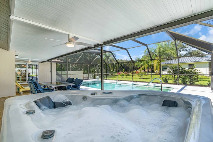 3/3.5 Heated Pool + Hot Tub Minutes From Beach! - Venice, FL
