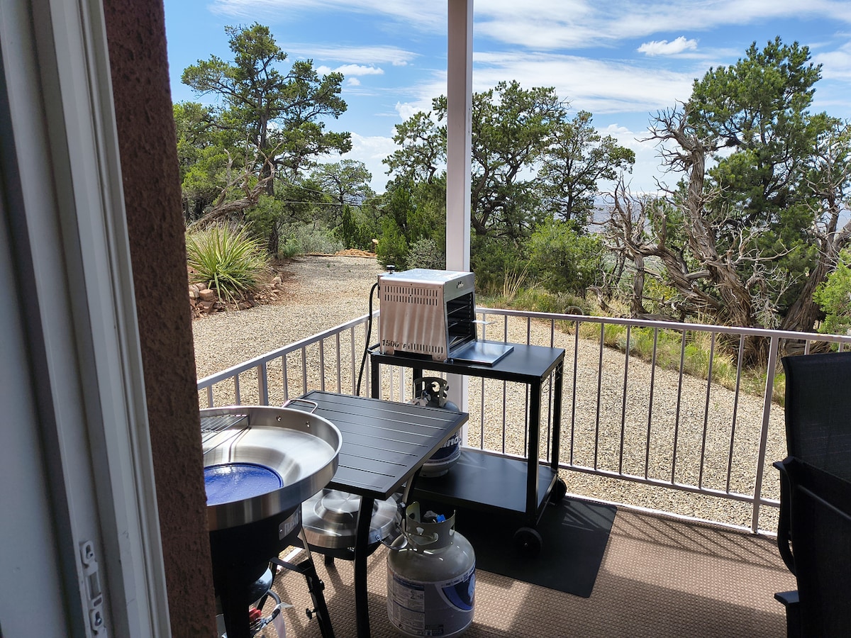 White Sands panoramic horizon from Inn the Sky viewing deck