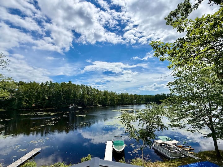 Cedar Shore Retreat, Rooftop Deck, Dock W/ Kayaks! - Sanford, ME