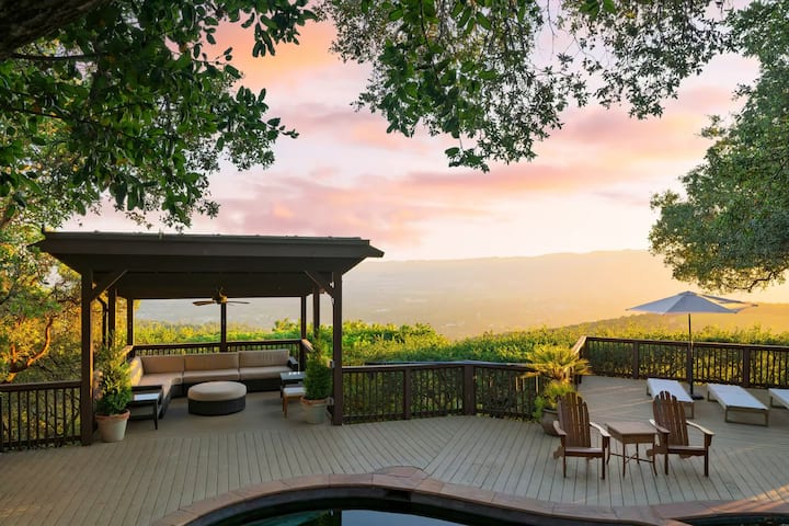 Sonoma Skyhouse L Pool Hot Tub Sauna Views - Sonoma, CA