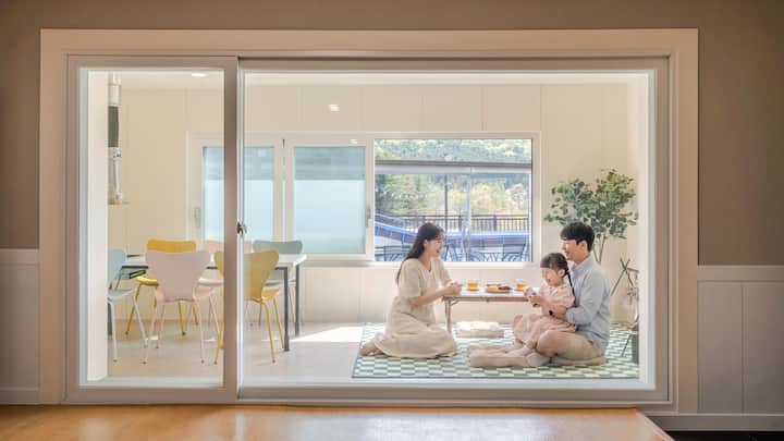 남양주시의 아늑한, 넓고 쾌적한 마운틴 전망 아늑한 공간 - B102(개별바베큐) - 오남읍
