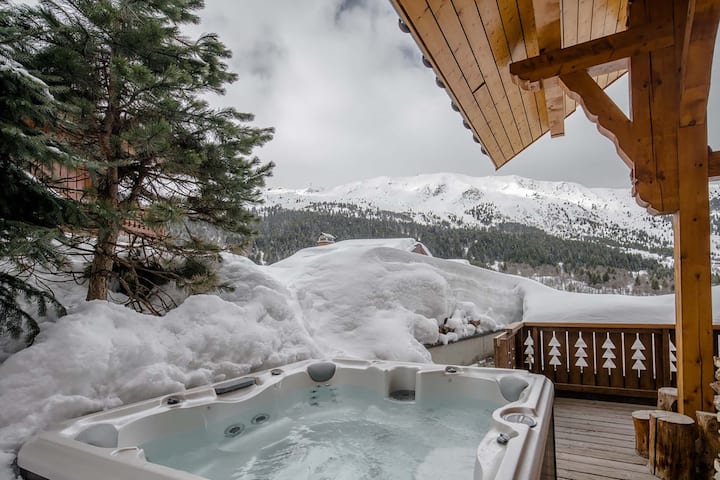 Grand Chalet Familial 240m² Avec Spa Et Sauna - Les Menuires