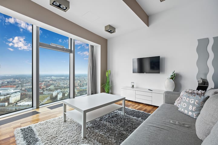Apartament Z Jakuzzi Na 40 Piętrze - Wrocław