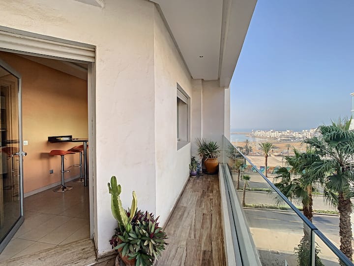 Appartement Vue Mer, 2 Ch Et 2sdd - Agadir