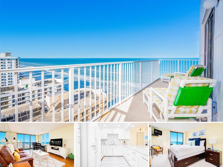 Oceanfront Penthouse-heated Pool-oceans 3 #2206 - Daytona Beach Shores, FL