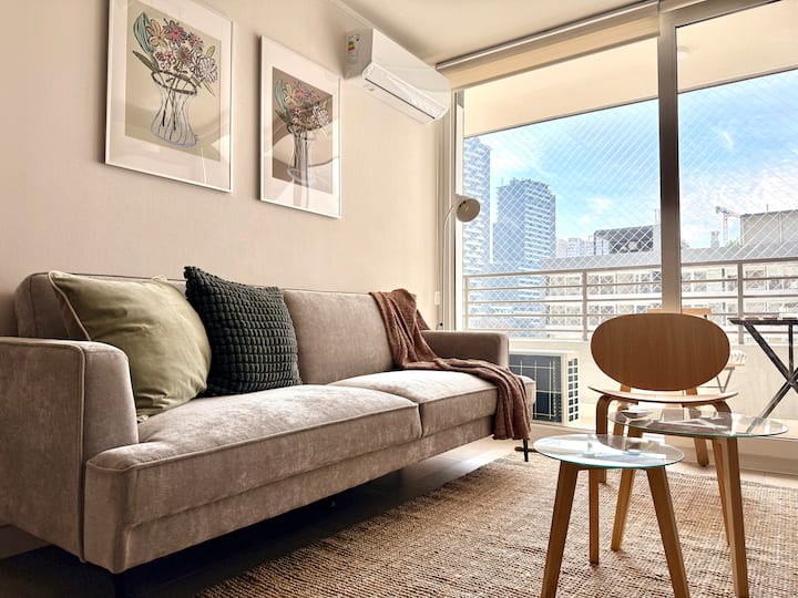 Moderno 2d/2b ÑUñoa |Ac| Parking| Nespresso| Wifi+ - Santiago del Chile