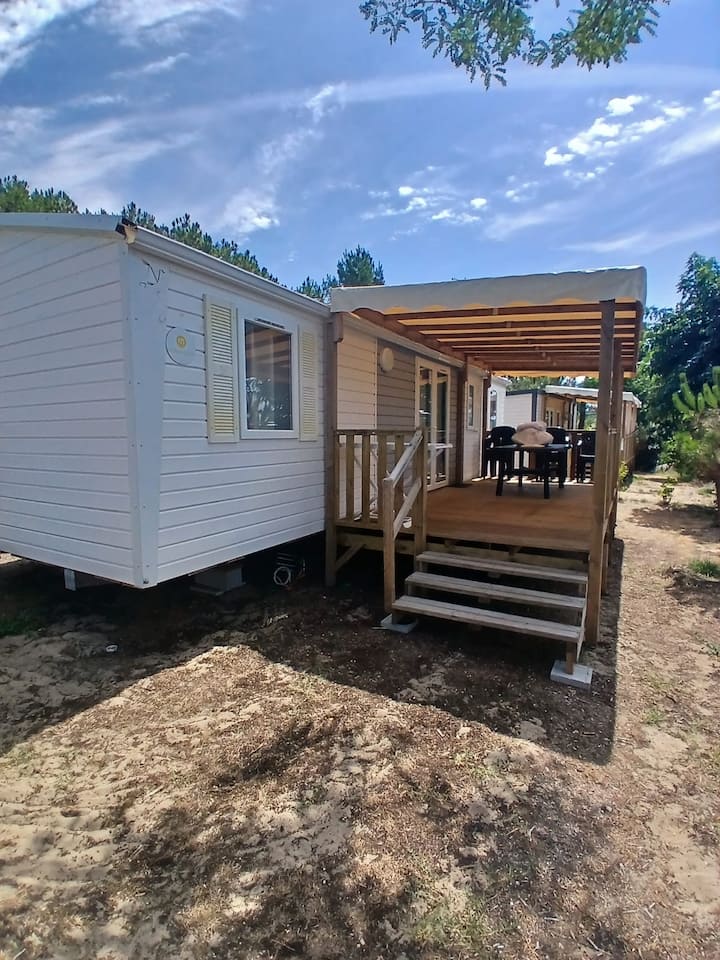 Mobile Home à Mimizan Au Camping La Page - Mimizan