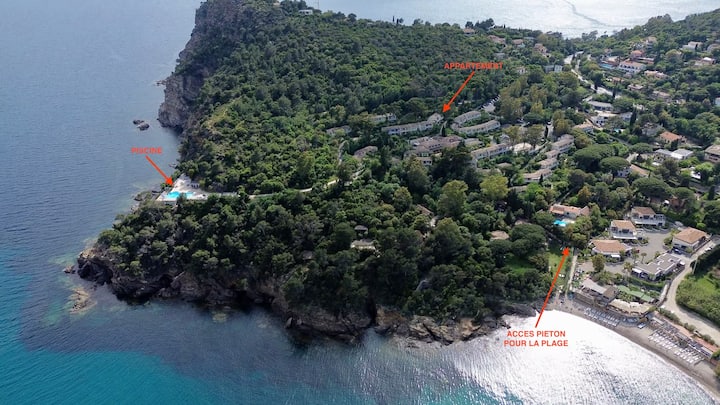 Vue Mer, Rénové 2026, Accès Privé Plage Et Piscine - Hyères