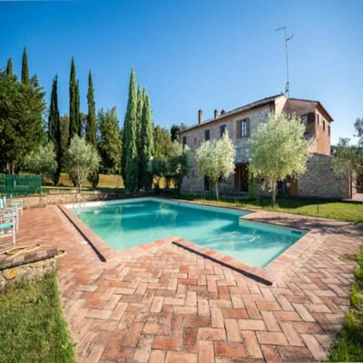 Villa Fiorello 10m Montepulciano W/pool Rosa - Sinalunga