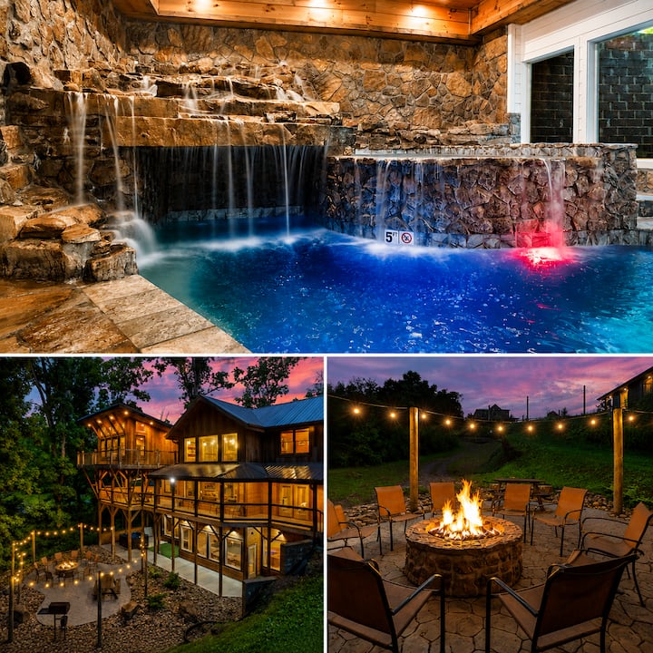 Luxury4bdrmcabin-lgpool-hottub-5minparkway-special - Tennessee