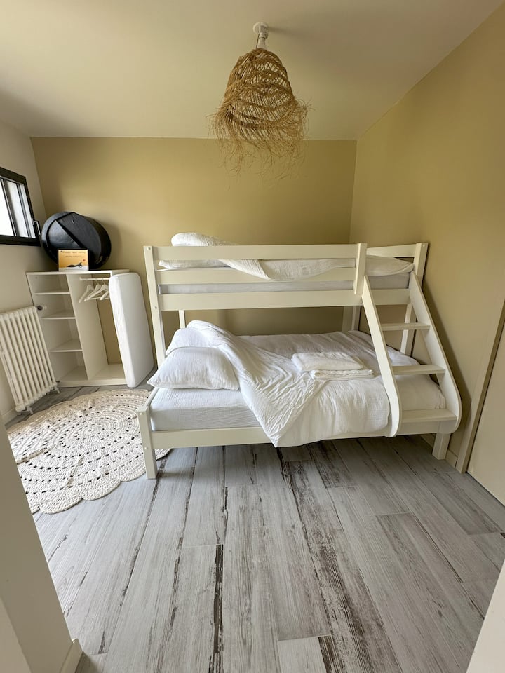 Chambre 3 Places Avec Salle D'eau Et Wc - Larmor-Plage