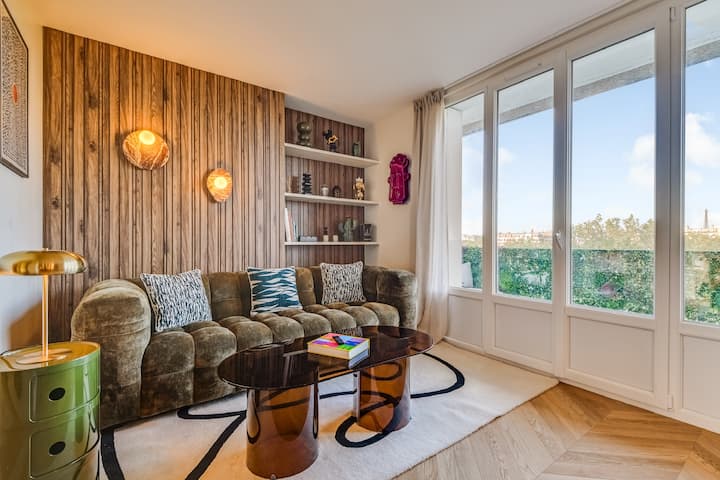 Charming Flat - Vue Tour Eiffel - Boulogne-Billancourt