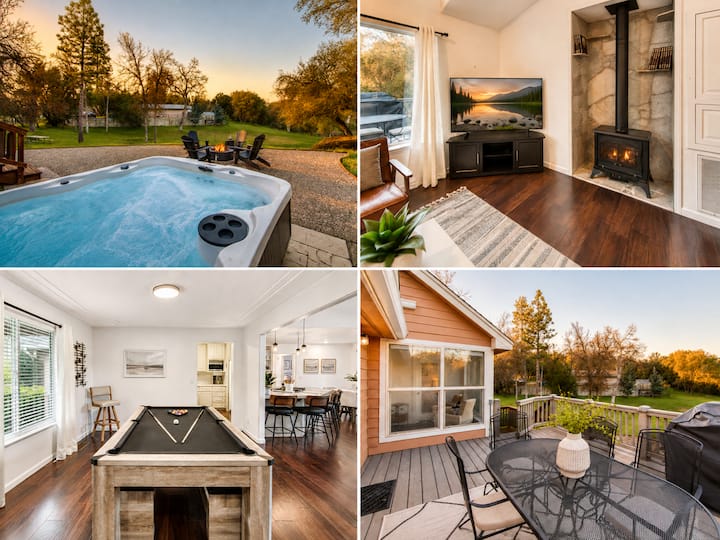 ️Oakhurst 3br - Hot Tub, Games & Yosemite - Oakhurst, CA