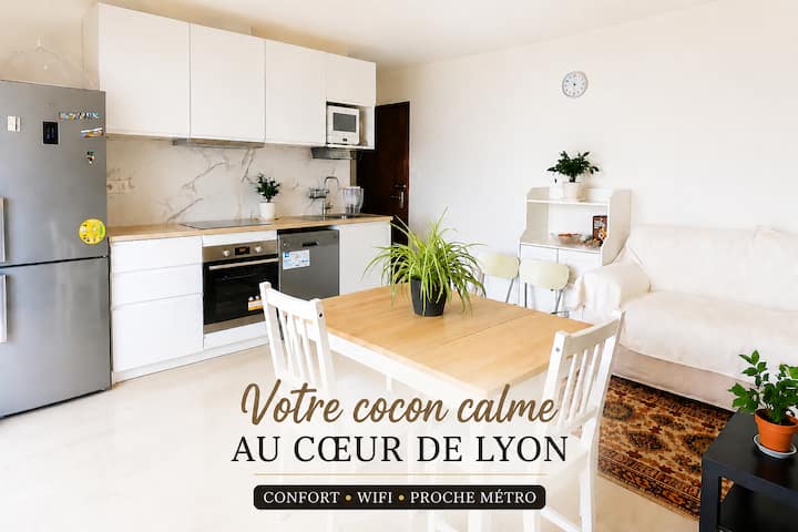 Appart Confortable à Proximité Tête D'or - Lyon
