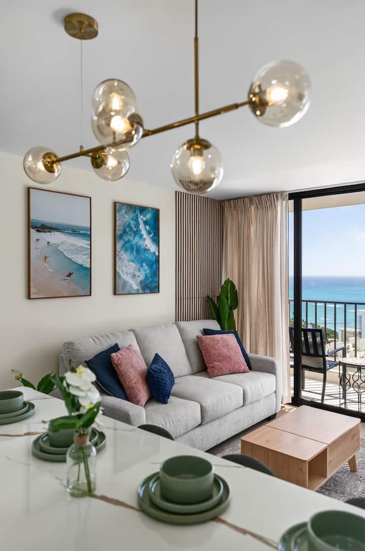 35f 180 Oceanview|luxury New Remodel| Free Parking - Honolulu, HI