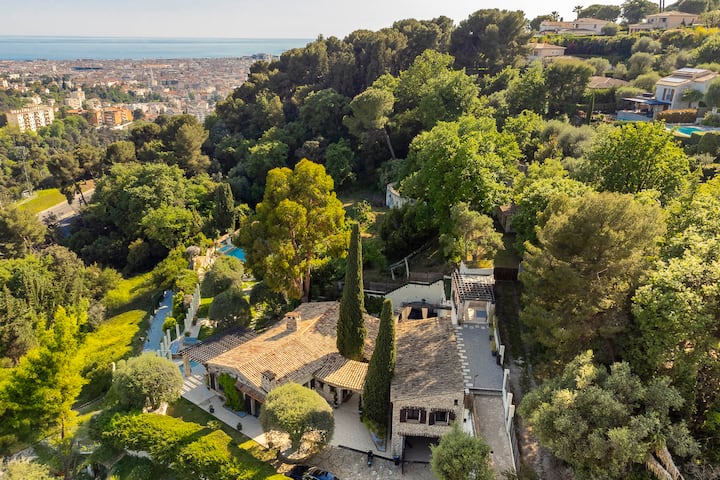 Luxueuse 6 Bed Villa In Nice Huge Estate Pool Spa - Nice